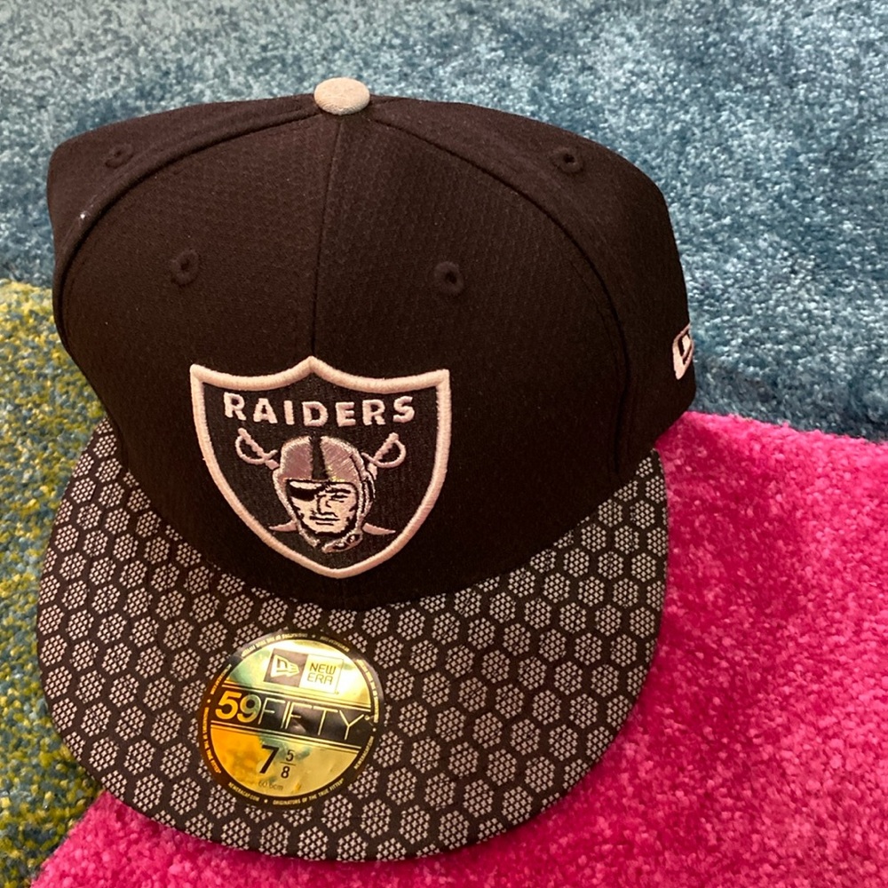 Raiders fitted hat.